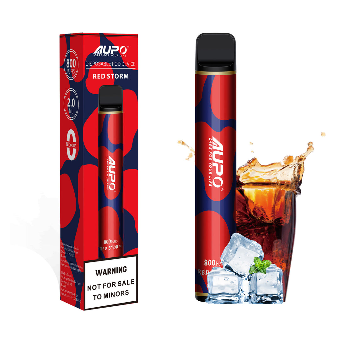 E-Tigareta Vape de Unica Folosinta 800 Pufuri 2ml Red Storm