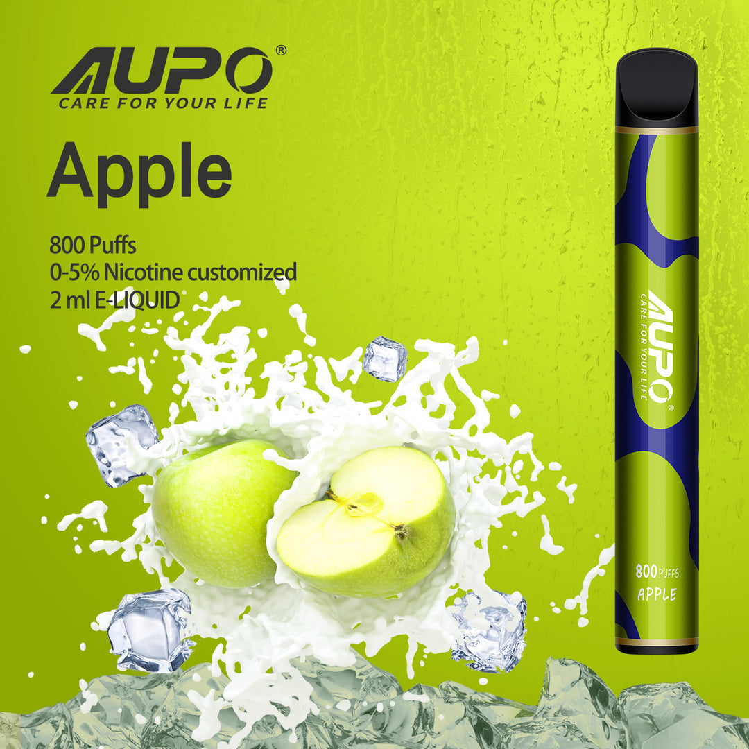 E-Tigareta Vape de Unica Folosinta 800 Pufuri 2ml Apple