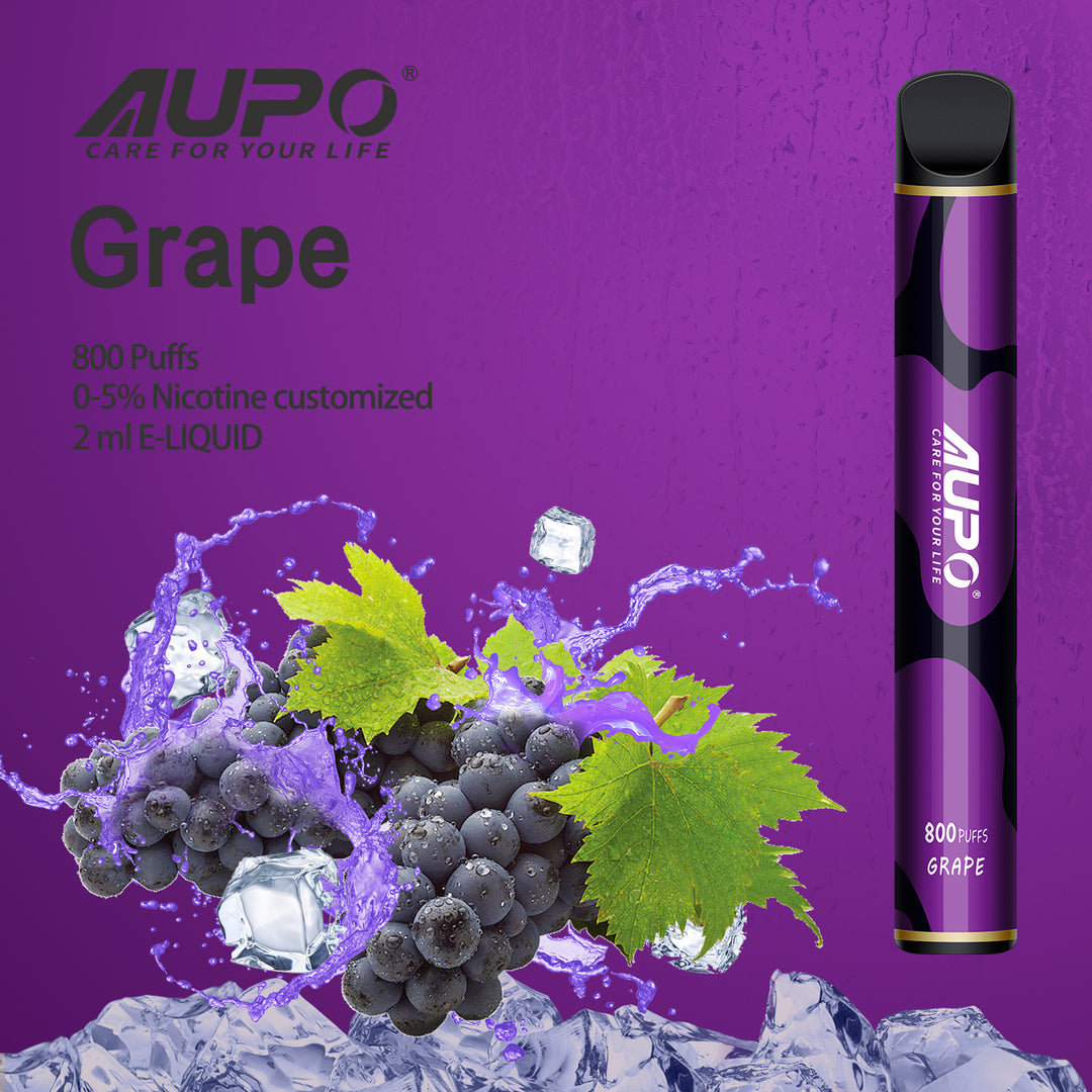 E-Tigareta Vape de Unica Folosinta 800 Pufuri 2ml Grape