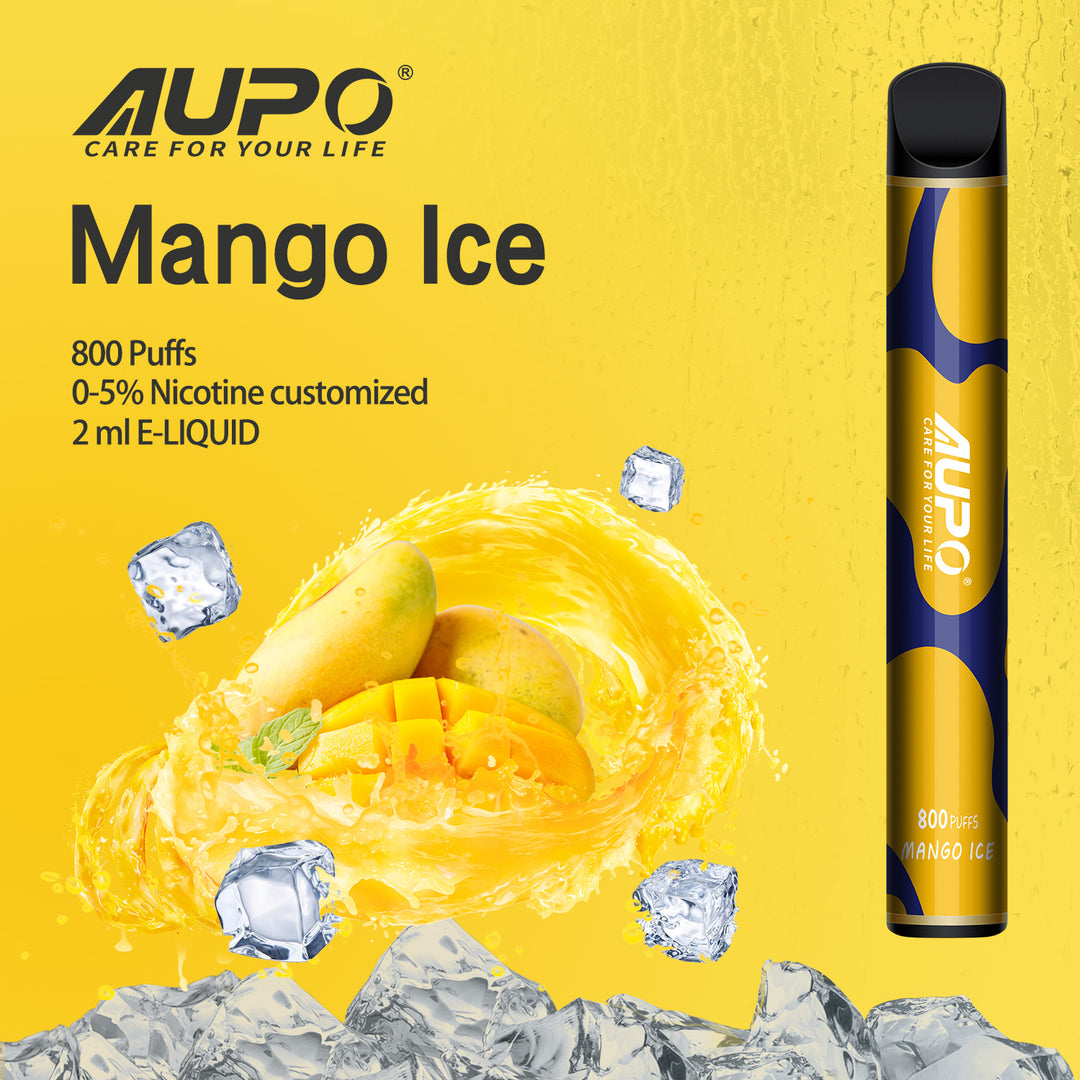 E-Tigareta Vape de Unica Folosinta 800 Pufuri 2ml Mango Ice